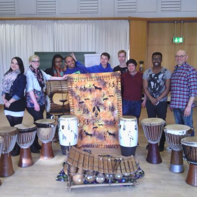 Käkombo zur Intensivprobe in der Landesmusikakademie NRW